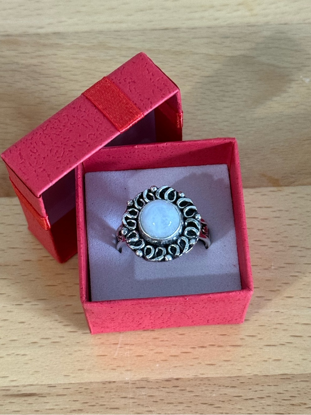 Moonstone ring size 9.5